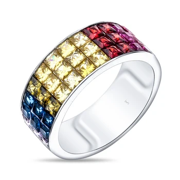 

Silver ring with cubic zircon