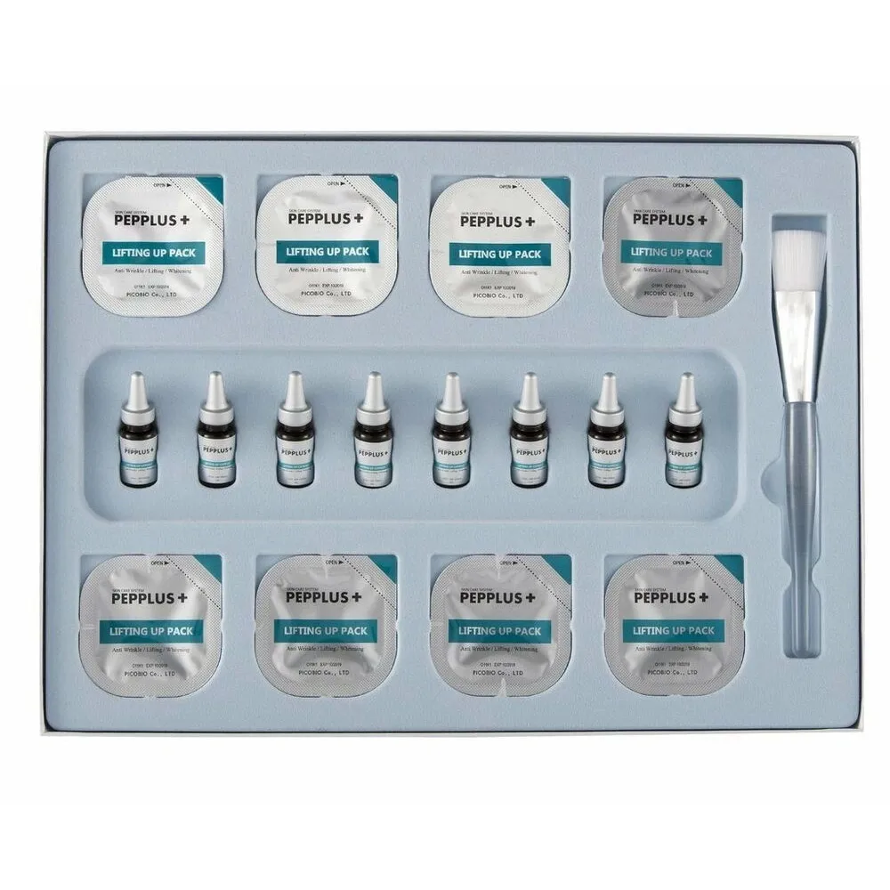 Пептидная двухкомпонентная маска для лица Суперлифтинг PEPPLUS+ Special skin care Lifting program