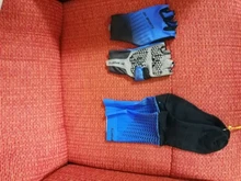 Bike-Gloves Cycling-Socks Racing-Bicycle-Set Sports Half/full-Finger Women with 1pair