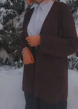 Simple Casual suéter de gran tamaño las mujeres V Jersey cuello delgado de punto Mujer otoño e invierno coreano cálido Rebeca Feminino