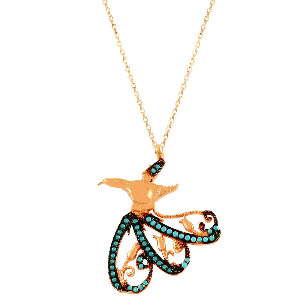 

Turquoise Masnavi Necklace Sufi Necklace Rumi Necklace Darvis Necklace Ottoman Silver Necklace Boho New 925 Sterling Silver