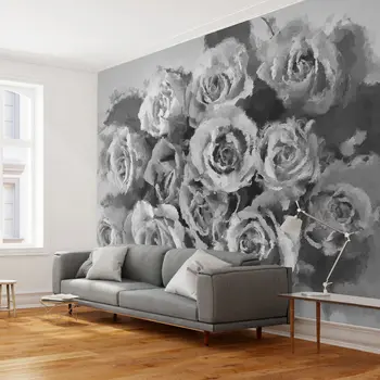 

Wall mural-A dozen roses - 350x270 cm