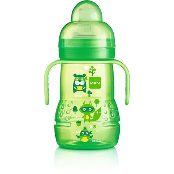 

Bottle transition MAM - 220 ml-from 4 months-Nozzle soft silicone spill-Unisex