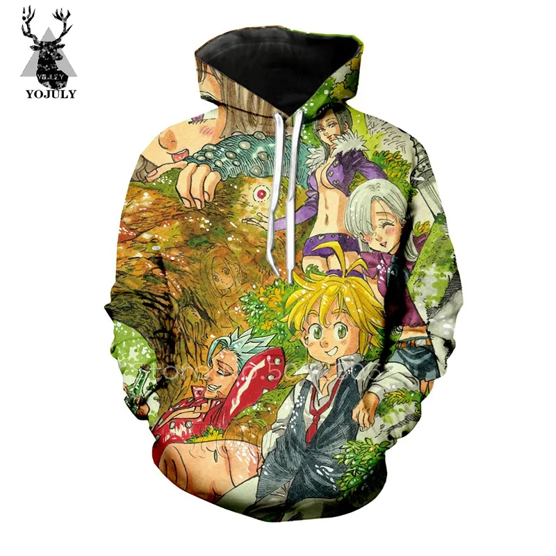 2 Nanatsu No Taizai hoodies lil peep autumn men's hoodie lil peep sweatshirt off white 3D Harajuku streetwear stranger things A21 - Color: 2