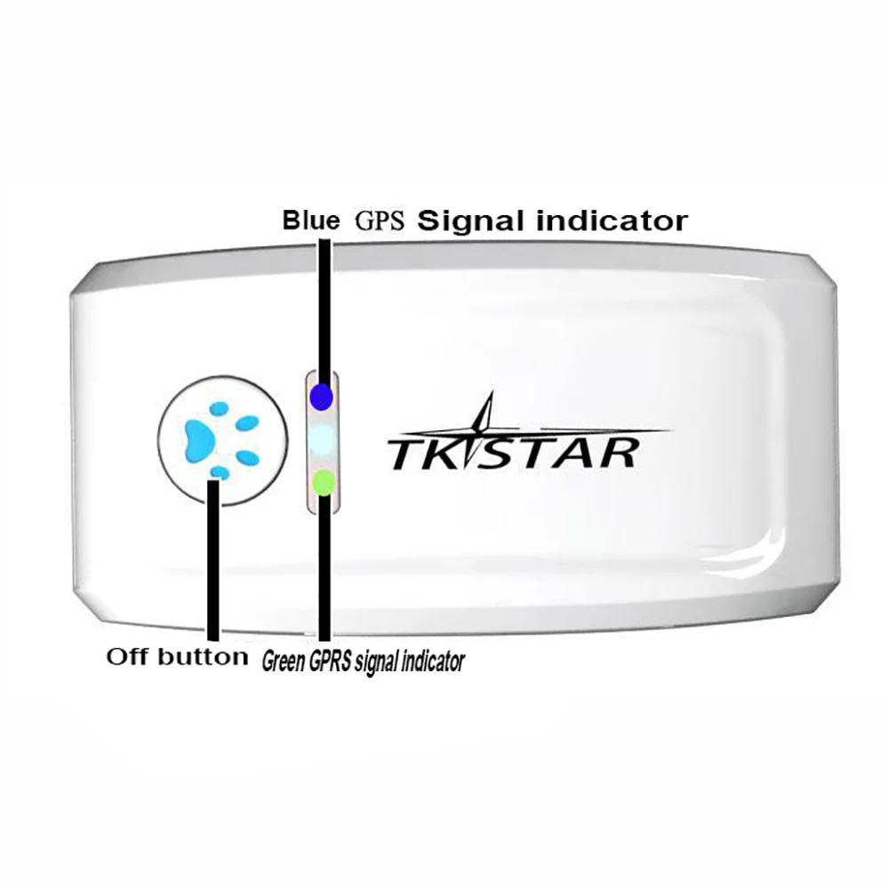 Smart Tracker TK-STAR TK909 GPS Pets Tracker GSM SMS GPRS Tracker Free App