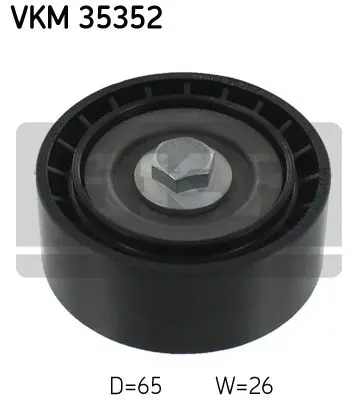 Ролик ремня приводного OPEL/GM 2.0D/2.2D 10 SKF VKM35352