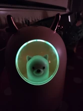 Humidificador ultrasónico con USB para el hogar, difusor de aceites aromáticos, lámpara LED de Color romántico, 300ml