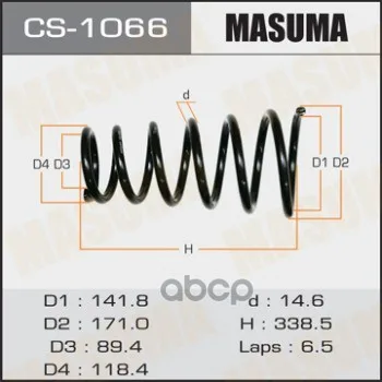 Пружина Подвески Masuma арт. CS-1066