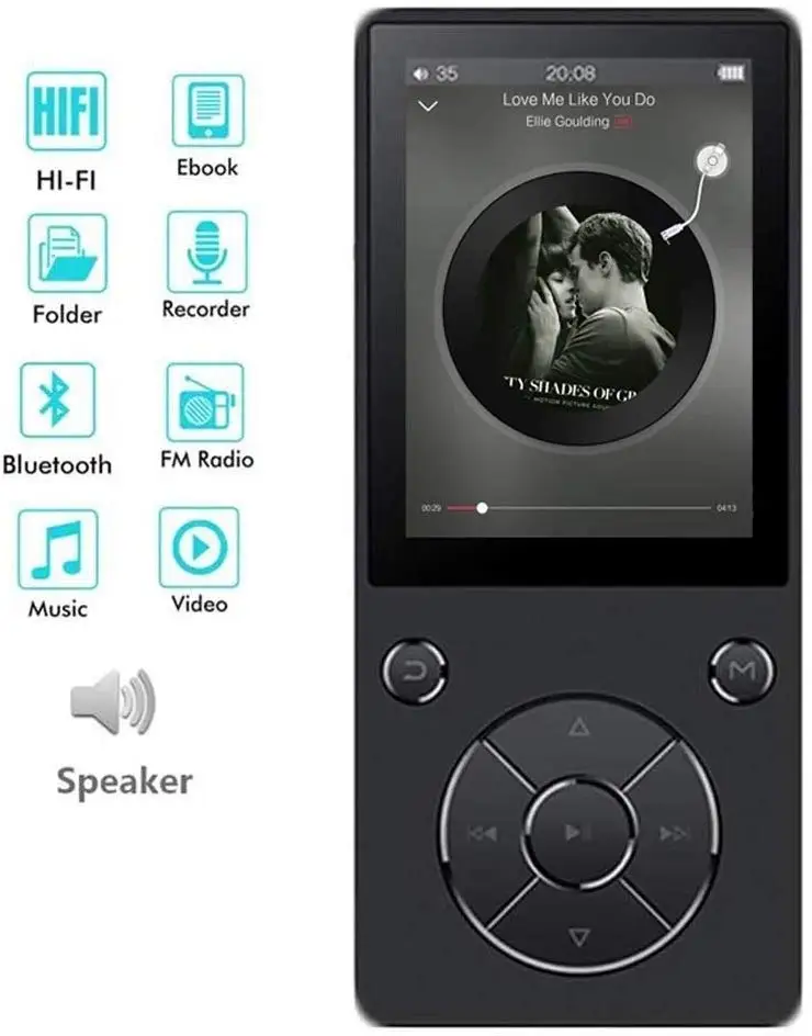 32GB Bluetooth5.0 MP3 Music Player Built-in