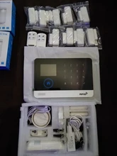 GT-Panel de alarma de Control por aplicación remota conmutable, 9 idiomas, inalámbrico, seguridad del hogar, WIFI, GSM, GPRS, sistema de alarma, tarjeta RFID, Arm Desarm