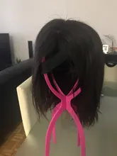 XTREND-soporte para pelucas ajustables de colores, 1 unidad, sombrero de plástico, exhibidor, cabeza de maniquí, soporte portátil, peluca plegable soporte para pelucas