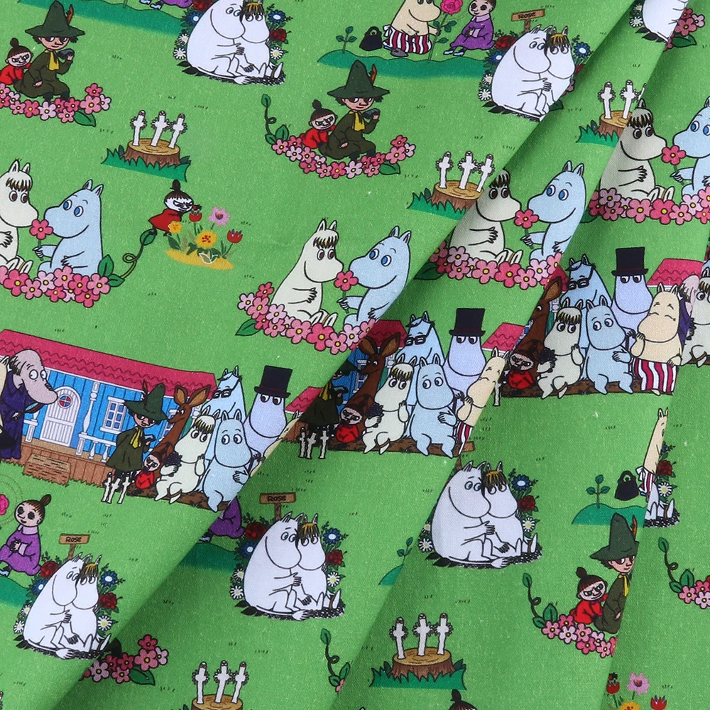 Cartoon-100-Pure-Cotton-Material-Patchwork-Sewing-Quilting-Fabrics-Quilt-Needlework-DIY-Cloth.jpg Rajzfilm 100% Tiszta Pamut Anyag Patchwork Varrás Foltvarrás Szövet Paplan Kézimunka Barkácskendő - Image 6