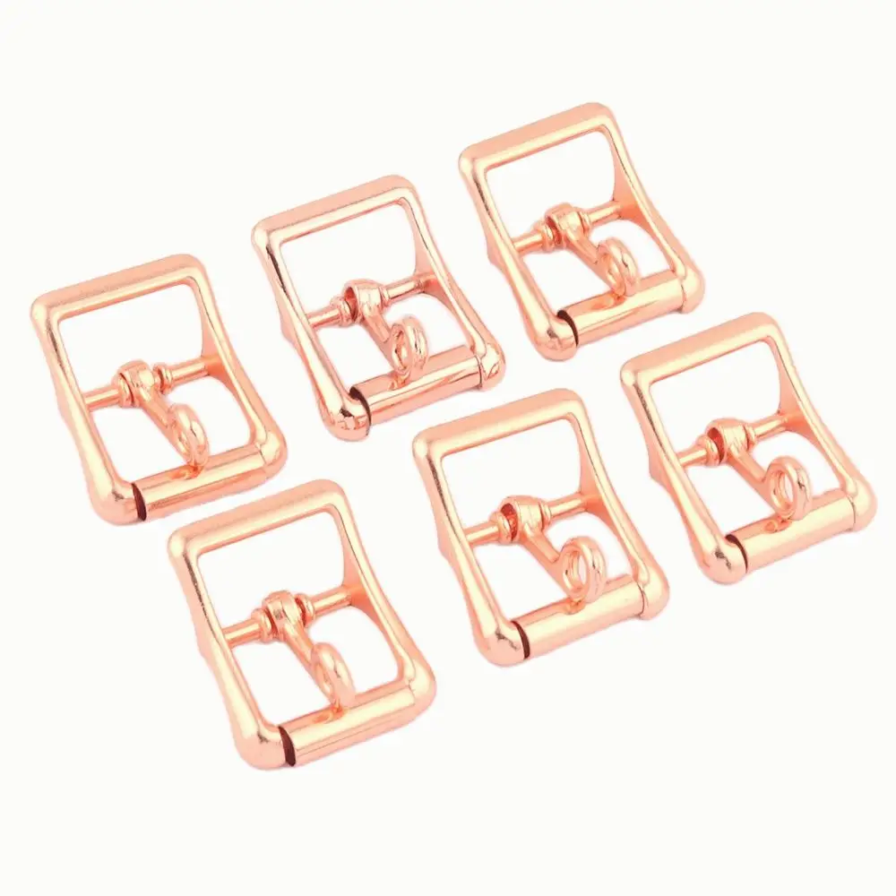 

20mm Rose Gold Adjuster Slider Buckles Belt Buckle Luggage Metal Strap Purse Buckle Handbag Webbing Adjuster Leather Craft