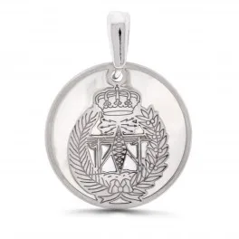 

Pendant Telecommunications Silver Nacre DIA 25mm