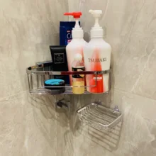 Plato de soporte para jabón Shipp, estante de almacenamiento para montar en paredes, hueco, caja de jabón, plato de esponja, accesorios de cocina y baño