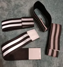 Uds deportes al aire libre reflectante elástico brazalete noche deportes cintas para correr equipos de emergencia advertencia reflectante de seguridad Cyc