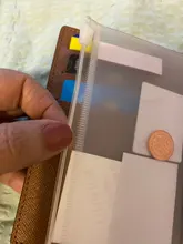 Archivador transparente de PVC con 6 agujeros, carpeta espiral de hoja suelta, planificador, Agenda, Filofax, A5, A6, A7