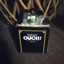 Marcapáginas 3D de dibujos de animales animados para estudiante, material original lindo y divertido de PVC, papelería escolar, regalo para niños