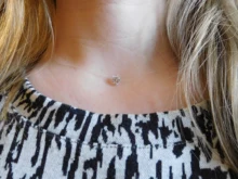 DoreenBeads de moda Invisible transparente línea de pesca collar de diamante de imitación de cuello de encaje de las mujeres joyería minimalista