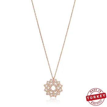 

SPENTA Jewelry David Star Charm Design Turkish Handmade 925 Sterling Silver Necklace star Pendant