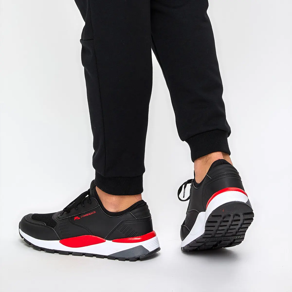 FLO 9PR IN Black мужские кроссовки LUMBERJACK