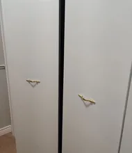 Manijas de armario cuadradas de acero inoxidable, tiradores de cajón de armario, puerta de baño, tirador para muebles de cocina, color negro, 3-15 pulgadas