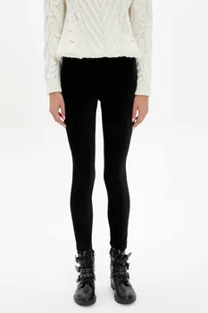 

DeFacto Fashion Women Slim Trousers Female Solid Leggings Sport Pants For Women's Casual Crop Sweatpants Autumn - M2534AZ19WN