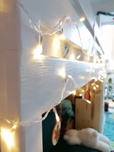 Lamps Led-String-Light Festoon Christmas-Decoration Outdoor Garland Holiday Party Waterproof