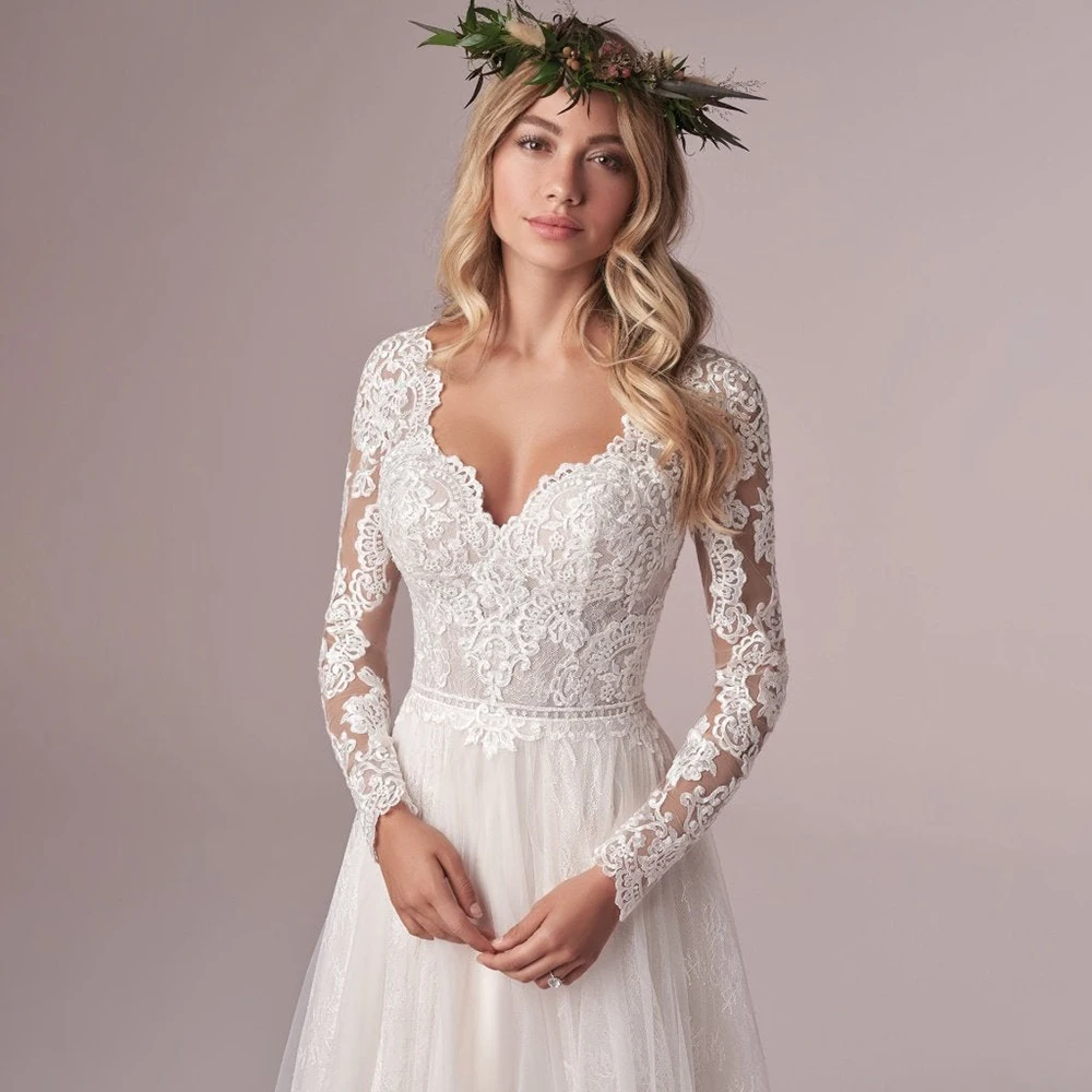 strapless open back dress Elegant Off One Shoulder Wedding Dress with Tulle - Floral Applique Wedding Gown - Open Back Wedding Dress Plus Size