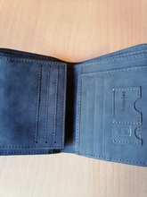 Cartera corta de cuero recubierto para hombre, billetera Retro triple Vertical, billetera coreana para jóvenes, varias tarjetas, 2020