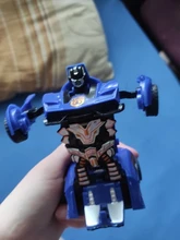 Coche de juguete transformable 2 en 1 para niños, Robot transformable de transformación, juguete para regalo
