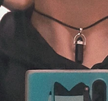 Collar de bala retro de cristal para mujer, colgante de piedra de cuarzo natural, collar, cadena de cuerda negra, joyería