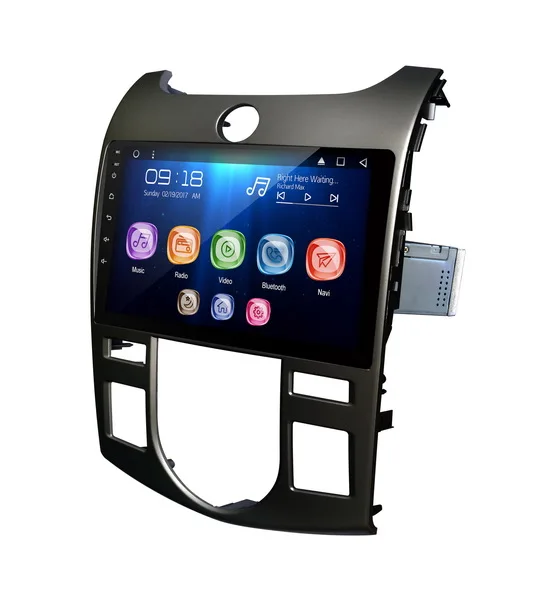 Top Allways 10.1" IPS Screen Android 9.0 Octa-core Ram 2GB Rom 32GB Car Multimedia for Kia Forte 2010- Auto Air Condition 3