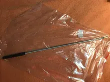 Varilla recolectora de 41cm de largo para reparación de automóviles, herramienta de recogida de cabeza plana con punta magnética de Metal Flexible y esbelta