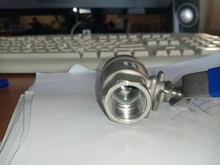 Stainless-Steel Ball-Valve Female SS304 BSPT with Vinyl-Handle 1-1/2-2P Full-Port 3/8-