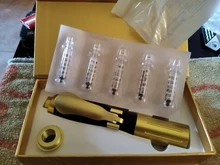 Pluma de ácido hialurónico de alta presión 2 en 1, metal de alta densidad para inyección de labios antiarrugas, pistola de hialurón, atomizador