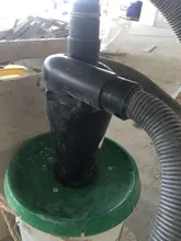 SN50T6-filtro de aspiradora ciclónica Turbo de sexta generación, colector de polvo Industrial y doméstico sin bolsa con brida