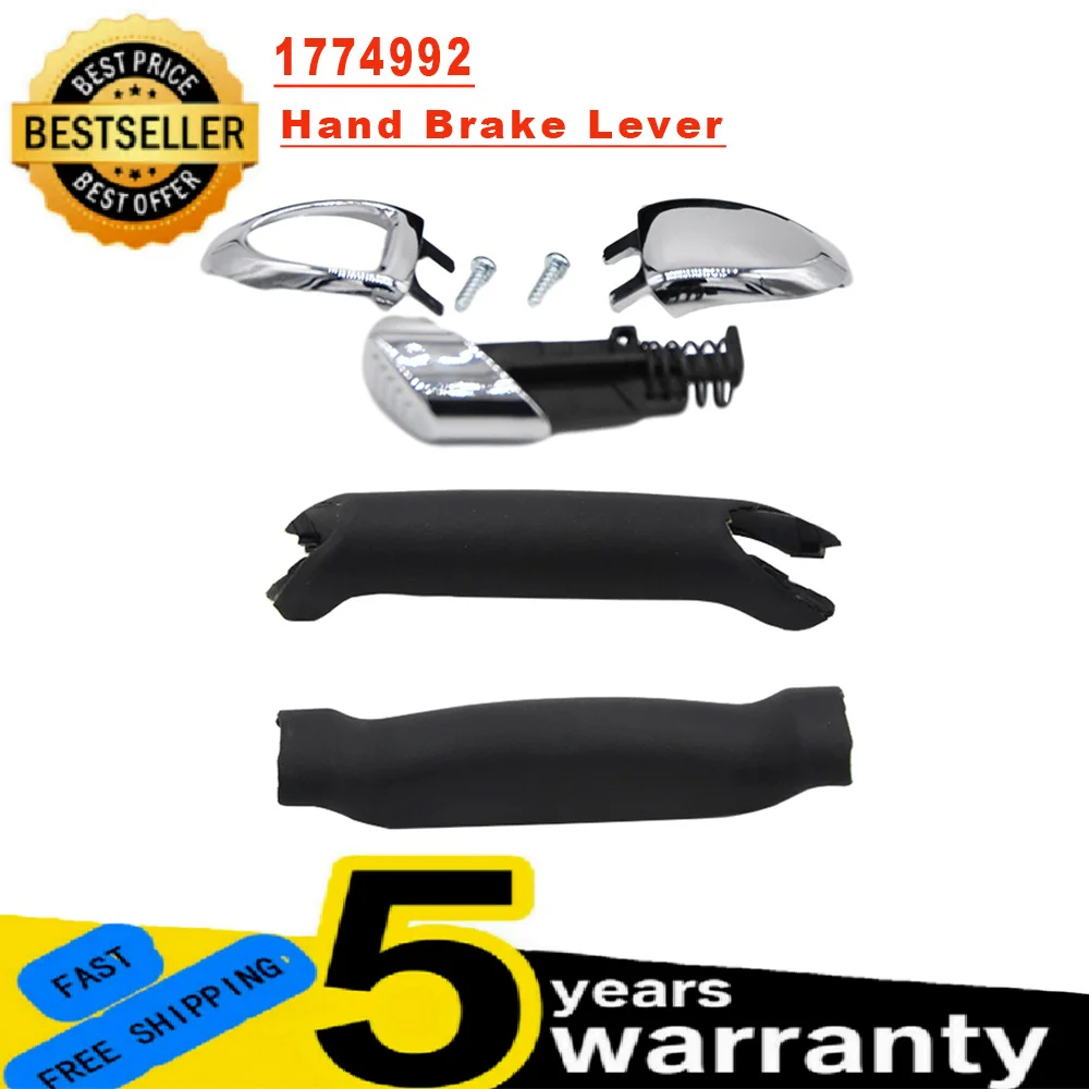 Car Parking Handbrake Stop Handle Lever Or Cable Pull Repair Kit Easy Install 1774992 5900926 For Ford Galaxy S-MAX 2006-2015 parking brake release handle