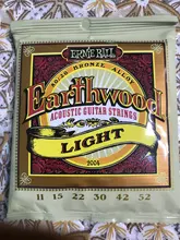 Ernie Ball Acoustic Guitar Strings Set Earthwood Bronze Strings For Guitar Musical Instruments