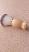 1PC profesional de los hombres brocha de afeitar con mango de madera de Nylon puro para hombres de limpieza de máscara cosméticos herramienta