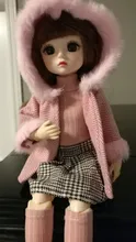 Muñeca BJD de 30 Cm, conjunto de vestido de invierno, 21 articulaciones móviles, maquillaje, bonita, ojos marrones, muñeca con falda nueva de moda, juguete para regalo DIY, 1/6