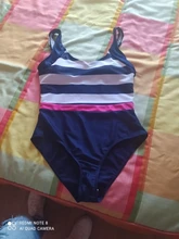 Traje de baño de una pieza para mujer, bañador tipo monokini de estilo clásico, ropa de playa con espalda al descubierto, traje de baño delgado en talla M ~ 2XL, 2020