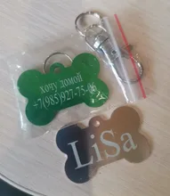 Metal-Tag Pet-Accessories Engraved Puppy Small Dogs Customized for Name-Collar Cat