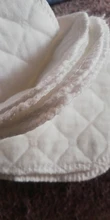 10 unids/set reutilizable ropa de pañales de bebé pañal 3 capa insertar 100% de algodón lavable bebé respetuoso del medio ambiente de pañal