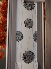 Wall-Decor Stick Contact Vinyl Self-Adhesive Stripes Black/white Haohome Peel Floral