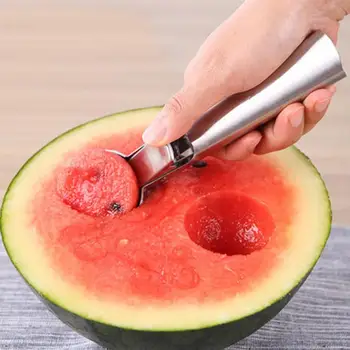 

Stainless Steel Ice Cream Scoop Ice Ball Maker Frozen Yogurt Cookie Dough Meat Balls Ice Cream Watermelon Spoon
