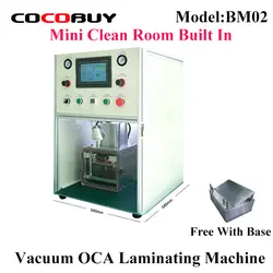YMJ lcd Переднее стекло на экран OCA вакуумная ламинирующая машина для встроенной чистой комнаты для iphone samsung edge автоматическое ламинирование