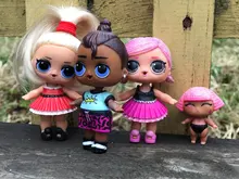 L O L Sorpresa elegir 1 pieza Original ropa de vestidos trajes para LOL 8cm gran hermana muñecas unicornio vestido de los niños muñeca de juguete para regalo