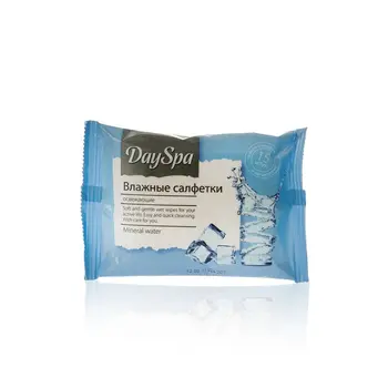 

Refreshing wet wipes day spa "mineral water" 15 PCs.