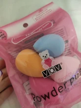 Esponja de maquillaje 4 unids/pack belleza maquillaje fundación de Puff conjunto seco y húmedo esponja Puff de polvo para cara líquido fundación crema